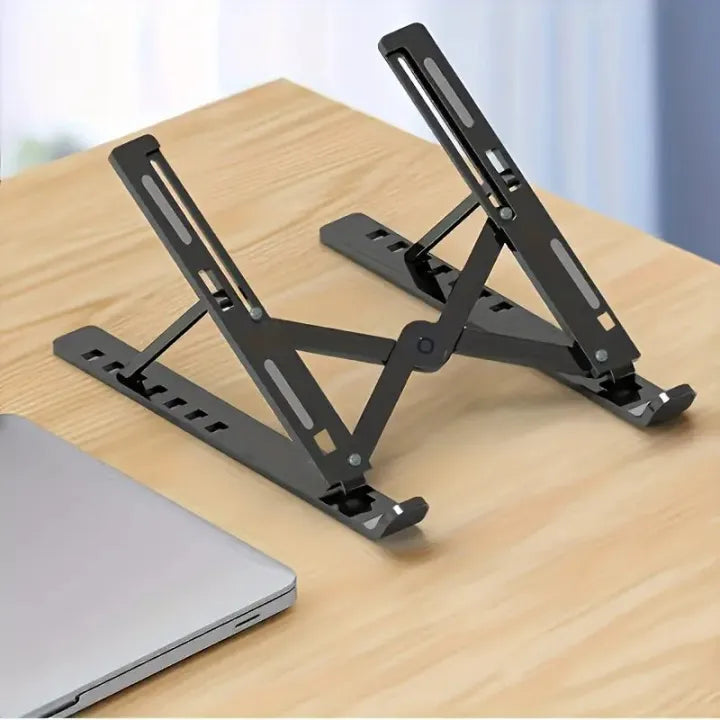 Stand For Laptop - 7 Gear To Adjust Height & Anti Slip Rubber Grip - Adjustable Portable And Foldable Laptop Stand