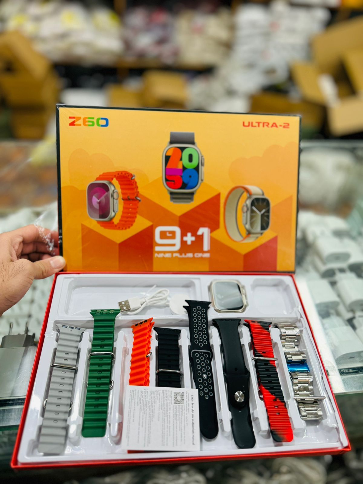 Ultra Watch Pro Smartwatch 7-in-1 Combo with 7 Straps | Techoo Store