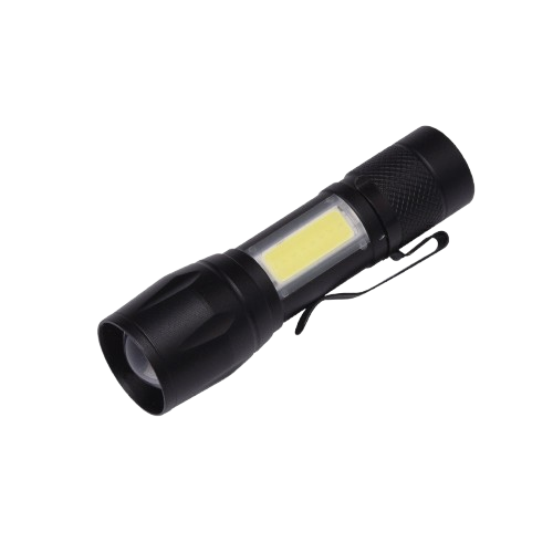 Metal COB Flashlight Torch