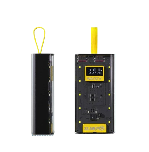 Transparent Power Bank 20000mAh with Emergency Light
